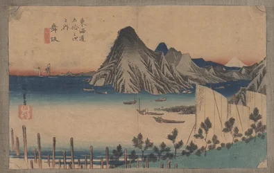 Nr 31 "Maisaka: Veiw of Imagiri" Z 53 stacji Tokaido