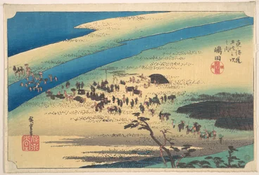 Shimada, prawy brzeg rzeki Ōi