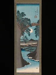 Małpi most w prowincji Kai (Kōyō Saruhashi no zu)