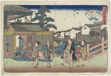 Umegawa przy Yanagibashi w Ryogoku, ok. 1835-1842