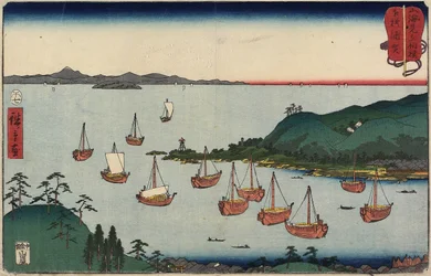 Uraga w prowincji Sagami, lipiec 1858 r.