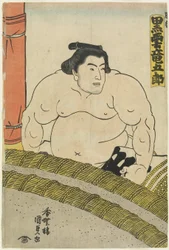 Zapaśnik Kurokumo Tatsugoro_ ze stajni Higo, 1830-1844