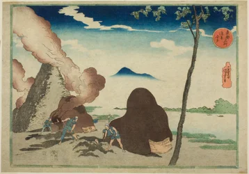 Asakusa Imado, z cyklu „Słynne miejsca we wschodniej stolicy (Toto Meisho)”
