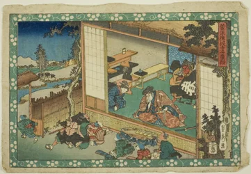 Scena w wiejskiej szkole (Terakoya), z serii "Sekrety Sugawary (Sugawara denju)"
