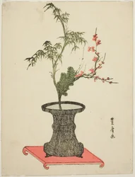 „Trzech przyjaciół” ikebana