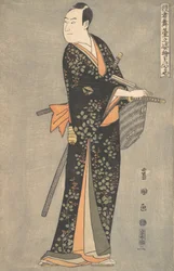 Kabuki Aktor Sawamura Sojuro III, z serii Portrety aktorów Kabuki na scenie…, ca. 1794.