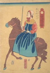 Angielka na koniu, 1. miesiąc, 1861.
