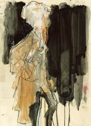 Elegancki szkic modowy