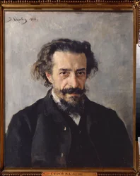 Portret kompozytora Pawła Iwanowicza Blaramberga (1841-1908). Obraz Valentina Aleksandrowicza Sierowa (1865-1911), olej na płótnie