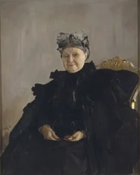 Portret Marii Fiodorovny Morozowej z d. Simonova 1830-1911, 1897