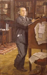 Portret kompozytora Aleksandra Sierowa 1820-1871, 1889
