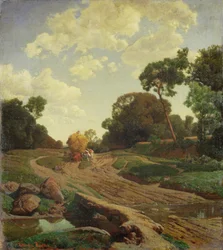 Krajobraz z sianem, ok.1858