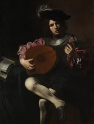 Lutniarz, ca. 1625-26.