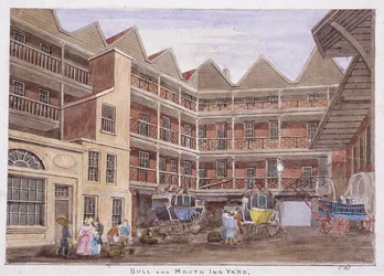 Bull and Mouth Street, Londyn, 1806