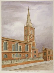 Kościół St Botolph, Aldgate, City of London, 1806
