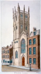 Kościół św. Albana, Wood Street, Londyn, 1824.
