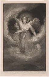 Georgiana księżna Devonshire, portret jako Cynthia z "The Faerie Queen" Spensera