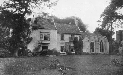 Miejsce urodzenia Alfreda Lorda Tennysona, Somersby, Lincolnshire, 1924-1926.