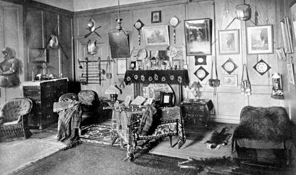 Pokój w zamku Stirling w Szkocji, 1924-1926.