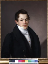 Portret N.P. Naumov (Naumov) - Wasilij Andriejewicz Tropinin (1776-1857). olej na płótnie