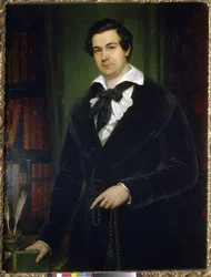 Portret aktora Wasilija Andriejewicza Karatygina (1802-1853) par Tropinin, Wasilija Andriejewicza (1776-1857)