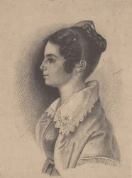 Hrabina Vera Fiodorovna Vyazemskaya, z domu Gagarina 1790-1886