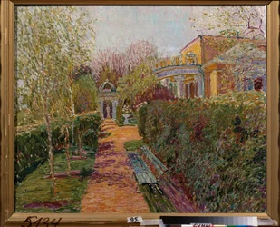 Pawilon herbaciany - Obraz Wasilija Wasiljewicza Perepletchikowa (1863-1918), olej na płótnie