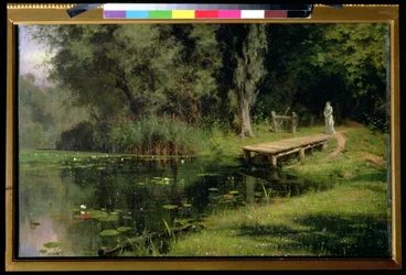 Zarośnięty staw, 1880