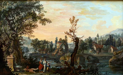 Widok Taurydów (Chersonez Taurydzki, obecny Półwysep Krymski) Widok Taurydów autorstwa Pietrowa, Wasilija Pietrowicza (1770-1810)