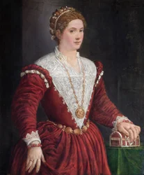 Nieznana dama (olej na płótnie)