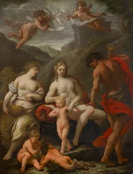 Ceres, Bachus i Wenus, ok. 1550-1610 (olej na płótnie)