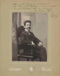 Portret organisty i kompozytora Marco Enrico Bossi 1861-1925 1900.