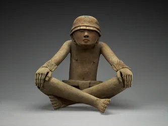 Piłkarz, 600-900 AD (ceramika)
