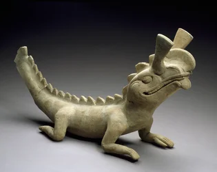 Iguana, 600-900 AD (ceramika)