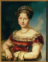 Infantka Luiza Carlotta z Dwóch Sycylii, córka Franciszka I z Dwóch Sycylii (obraz na płótnie)