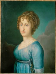 Maria Antonia z Sycylii, żona wielkiego księcia Leopolda II (obraz na płótnie)