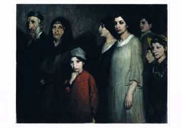Emigranci, ok. 1910 (olej na płótnie)