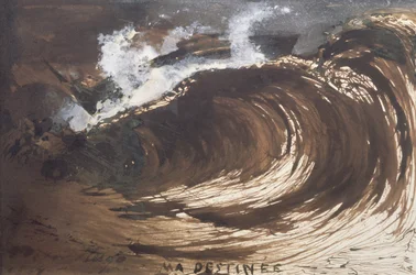 Moje przeznaczenie, 1857 (pióro i atrament, pranie i gwasz)