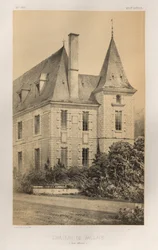 Malownicza architektura lub zabytki XV wieku. I XVI. Wieki: Zamki Francji XV i XVI wieku: Plac 59, Château De Baclair (Dolna Sekwana)