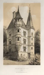 Malownicza architektura lub zabytki XV wieku. I XVI. Wieki: Zamki Francji XV i XVI wieku: Plac 61, Dawne lenno De Fley (Nièvre)