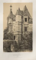 Malownicza architektura lub zabytki XV wieku. I XVI. Wieki: Zamki francuskie XV i XVI wieku: Plac 78, Manoir de Belvau (Corrèze)