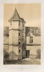 Malownicza architektura lub zabytki XV wieku. I XVI. Wieki: Zamki Francji XV i XVI wieku: Plac 87, Przeorat Sainte Gaudulfe (Eure)