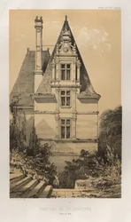 Malownicza architektura lub zabytki XV wieku. I XVI. Wieki: Chateaux de France XV i XVI wieku: Plac 37, Château De La Rancière (Maine et Loire)