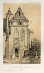 ...Pl.2, Portal kościoła Villiers Sur-Tholon Yonne, 1860.