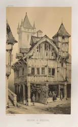 ...Pl. 27, Maison A Peronne Somme, opublikowana w 1860 r.