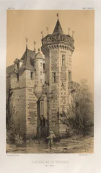 Pl. 28, Chateau De La Verdiere Ille en Vilaine, opublikowana w 1860 r.