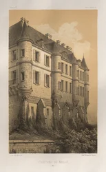 ...pl. 35, Château De Mello Oise, 1860.
