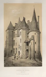 ...pl. 45 Zamek Chassy Saona i Loara, 1860.