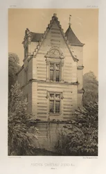 ...pl. 55, Dawny Château Dérival Aisne, 1860.