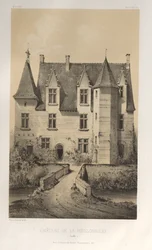 ...pl. 57, Château De La Poissonniere Sarthe, 1860.